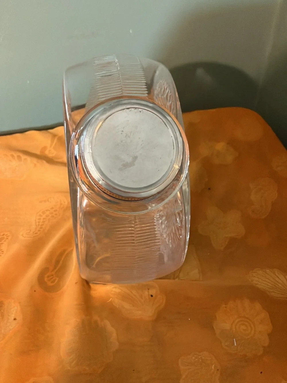 Vintage Beveragette Refrigerator Juice Bottle with Metal Lid